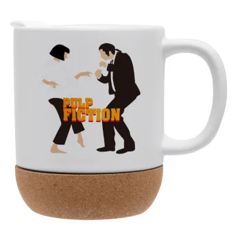 Pulp Fiction dancing, Κούπα, κεραμική με βάση φελού και καπάκι (ΜΑΤ), 330ml