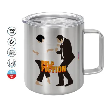 Pulp Fiction dancing, Mug Stainless steel double wall 300ml