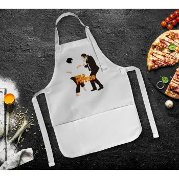 Pulp Fiction dancing, Ποδιά Σεφ Ολόσωμη Παιδική (με ρυθμιστικά και 2 τσέπες)