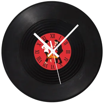 Pulp Fiction dancing, Ρολόι τοίχου Βινύλιο (30cm)