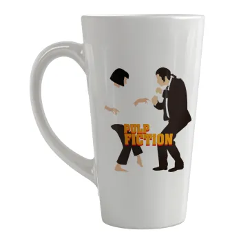 Pulp Fiction dancing, Κούπα κωνική Latte Μεγάλη, κεραμική, 450ml