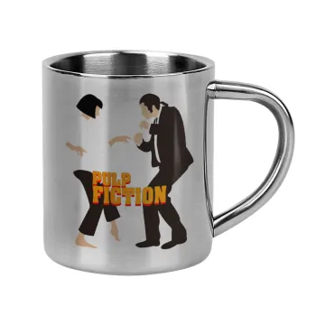 Pulp Fiction dancing, Mug Stainless steel double wall 300ml