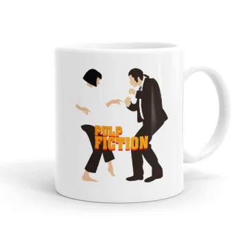 Pulp Fiction dancing, Ceramic coffee mug, 330ml