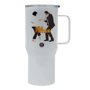 Pulp Fiction dancing, Mega Stainless steel Tumbler with lid, double wall 750L