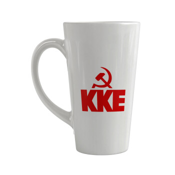 ΚΚΕ, Κούπα κωνική Latte Μεγάλη, κεραμική, 450ml