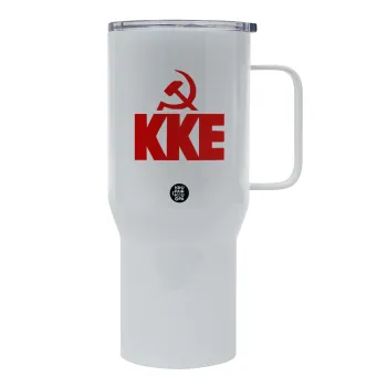 ΚΚΕ, Tumbler με καπάκι, διπλού τοιχώματος (θερμό) 750L