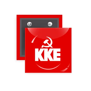 ΚΚΕ, Κονκάρδα παραμάνα τετράγωνη 5x5cm