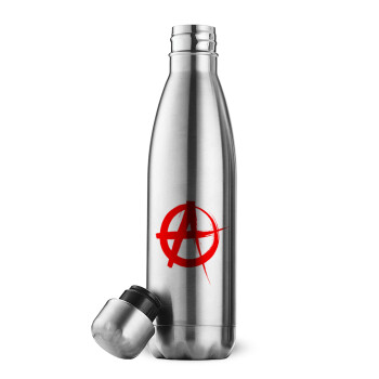 Anarchy, Inox (Stainless steel) double-walled metal mug, 500ml