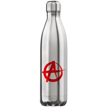 Anarchy, Inox (Stainless steel) hot metal mug, double wall, 750ml