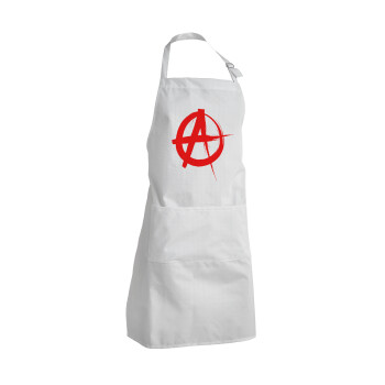Anarchy, Adult Chef Apron (with sliders and 2 pockets)