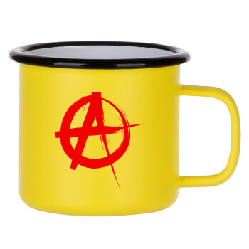 Anarchy, Metallic enamel MATT Yellow cup 360ml