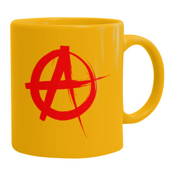 Anarchy, Κούπα, κεραμική κίτρινη, 330ml (1 τεμάχιο)