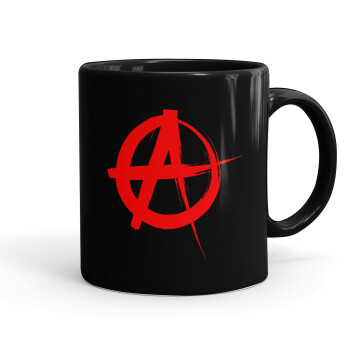 Anarchy, Mug black, ceramic, 330ml