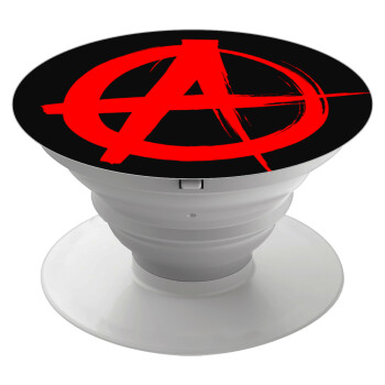 Anarchy, Phone Holders Stand  White Hand-held Mobile Phone Holder