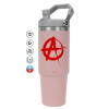 Pink color, 890ml (30oz) stainless Steel Tumbler with Handle