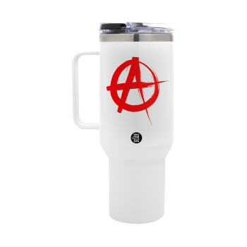 Anarchy, Mega Tumbler με καπάκι, διπλού τοιχώματος (θερμό) 1,2L