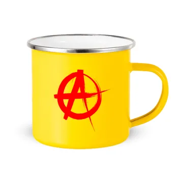 Anarchy, Yellow Enamel Metallic Cup 360ml