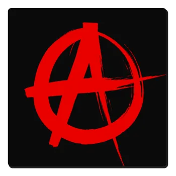 Anarchy, Τετράγωνο μαγνητάκι ξύλινο 6x6cm