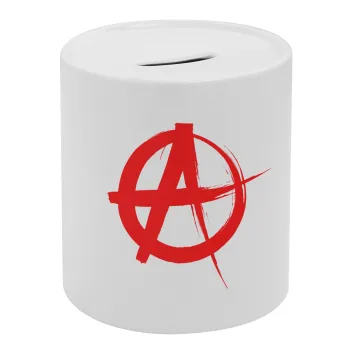 Anarchy, Κουμπαράς πορσελάνης με τάπα