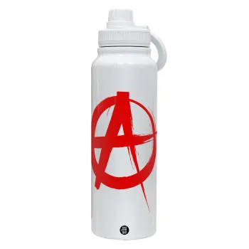 Anarchy, 1L Stainless Steel Thermal Bottle with Phone Holder & Double Wall Insulation