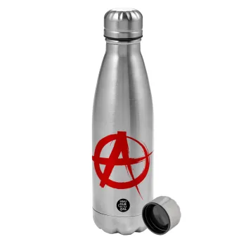 Anarchy, Μεταλλικό παγούρι νερού, ανοξείδωτο ατσάλι, 750ml