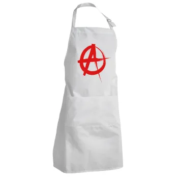 Anarchy, Ποδιά Σεφ Ολόσωμη Ενήλικων (με ρυθμιστικά και 2 τσέπες)