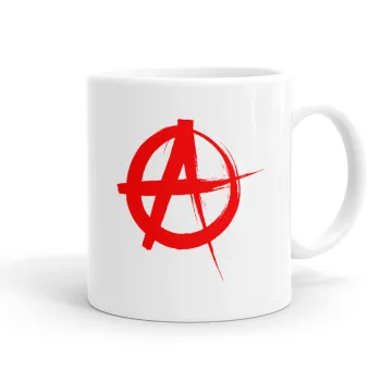 Anarchy, Ceramic coffee mug, 330ml