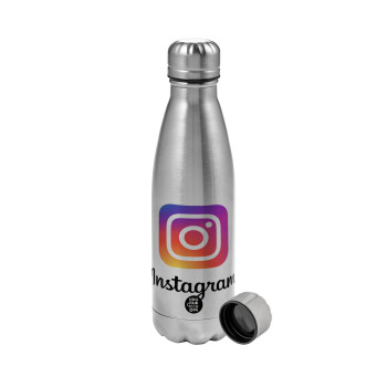 Instagram, Μεταλλικό παγούρι νερού, ανοξείδωτο ατσάλι, 750ml