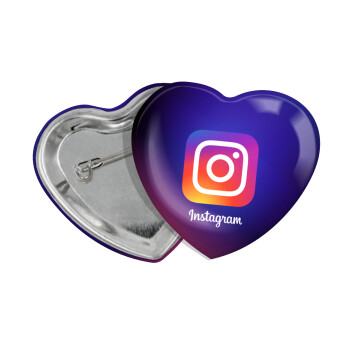 Instagram, Κονκάρδα παραμάνα καρδιά (57x52mm)
