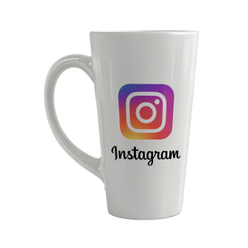 Instagram, Κούπα κωνική Latte Μεγάλη, κεραμική, 450ml