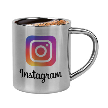 Instagram, Κουπάκι μεταλλικό διπλού τοιχώματος για espresso (220ml)