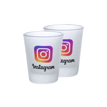 Instagram, Σφηνοπότηρα γυάλινα 45ml του πάγου (2 τεμάχια)