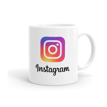 Instagram, Ceramic coffee mug, 330ml (1pcs)
