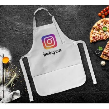 Instagram, Ποδιά Σεφ Ολόσωμη Παιδική (με ρυθμιστικά και 2 τσέπες)