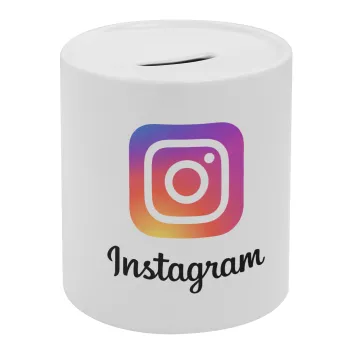 Instagram, Κουμπαράς πορσελάνης με τάπα