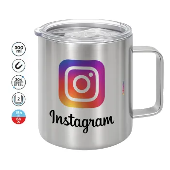 Instagram, Mug Stainless steel double wall 300ml