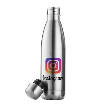 Instagram, Inox (Stainless steel) double-walled metal mug, 500ml