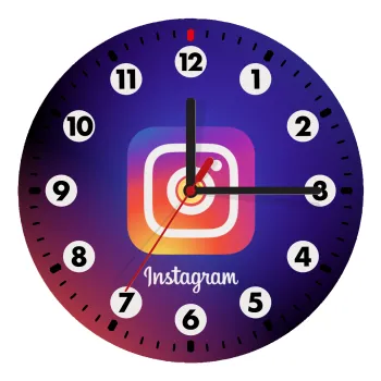 Instagram, Ρολόι τοίχου ξύλινο (20cm)