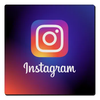 Instagram, Τετράγωνο μαγνητάκι ξύλινο 6x6cm