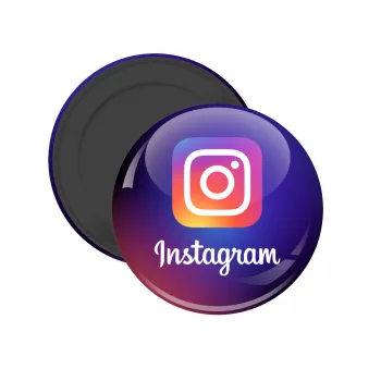 Instagram, Μαγνητάκι ψυγείου στρογγυλό διάστασης 5cm