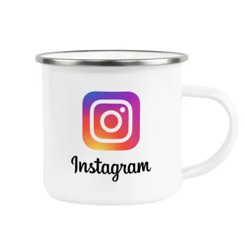 Instagram, Κούπα Μεταλλική εμαγιέ λευκη 360ml