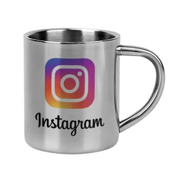 Instagram, Mug Stainless steel double wall 300ml