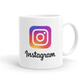 Instagram, Ceramic coffee mug, 330ml