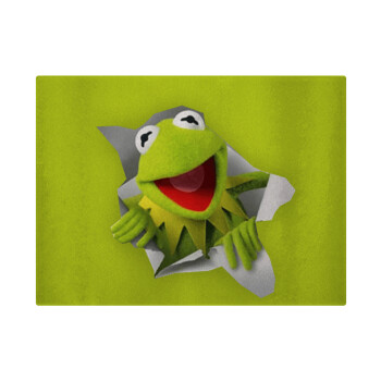 Kermit the frog, Επιφάνεια κοπής γυάλινη (38x28cm)