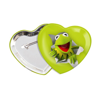 Kermit the frog, Κονκάρδα παραμάνα καρδιά (57x52mm)