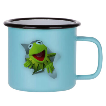 Kermit the frog, Κούπα Μεταλλική εμαγιέ ΜΑΤ σιέλ 360ml