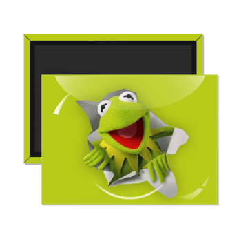 Kermit the frog, Ορθογώνιο μαγνητάκι ψυγείου διάστασης 9x6cm