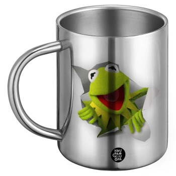 Kermit the frog, BIG Mug Stainless steel double wall (450ml)