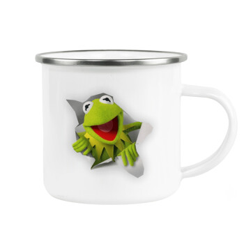 Kermit the frog, Κούπα Μεταλλική εμαγιέ λευκη 360ml