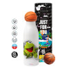 Bascetball Metal mug thermos, double wall, 550ml